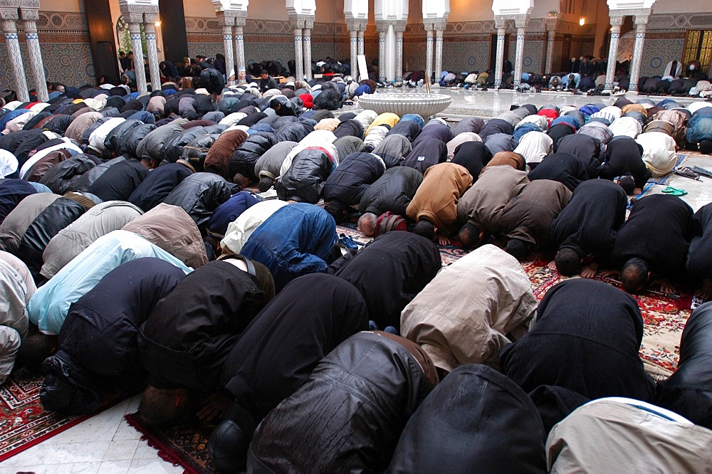 Eid at the Paris Great Mosque, Paris, France, Europe