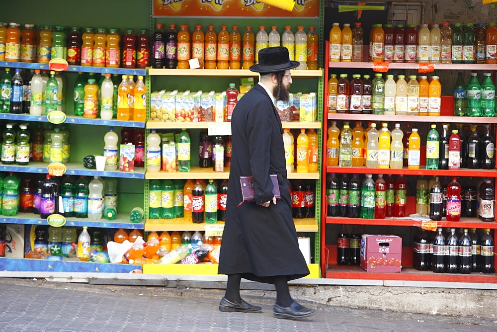 Orthodox Jew in Bnei Brak, Israel, Middle East