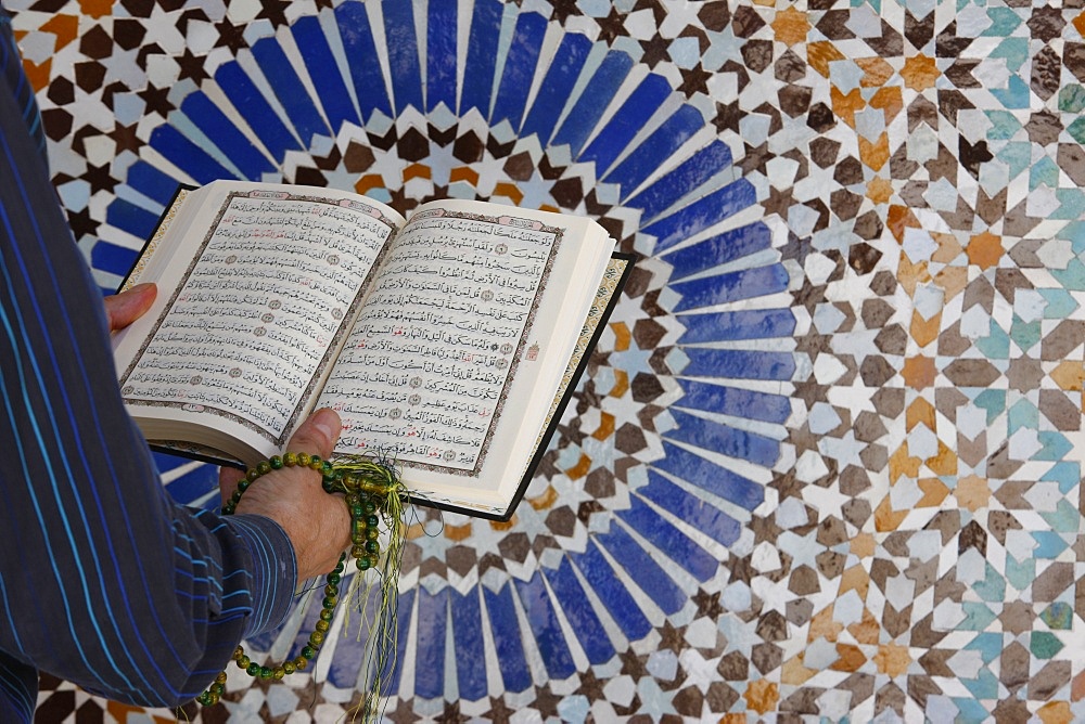 Koran reading, Paris, France, Europe