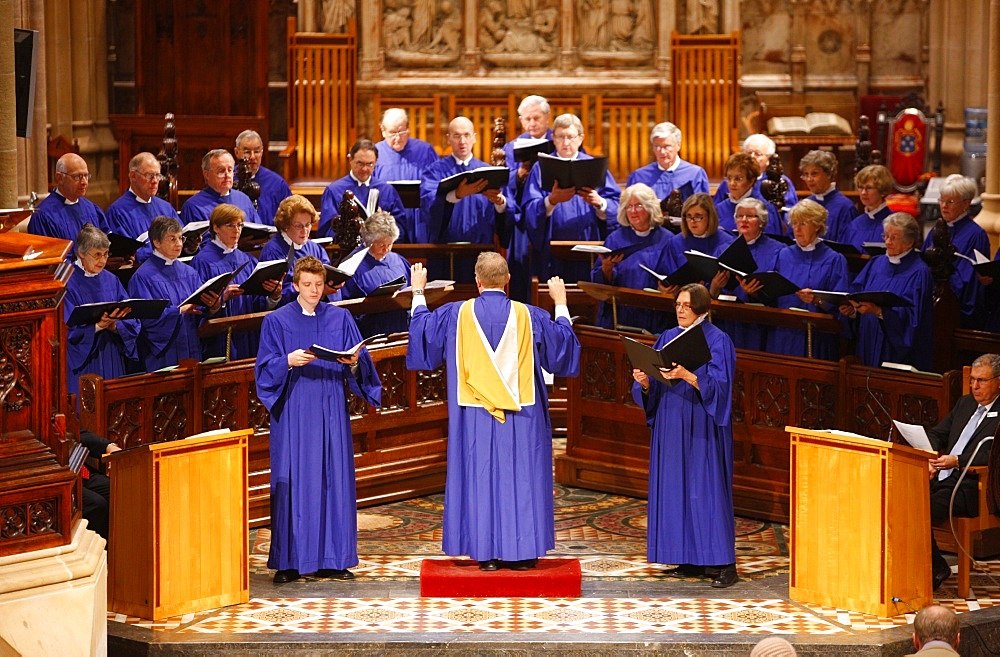 St. Andrew's cathedral choir, Sydney, New South Wales, Australia, Pacific