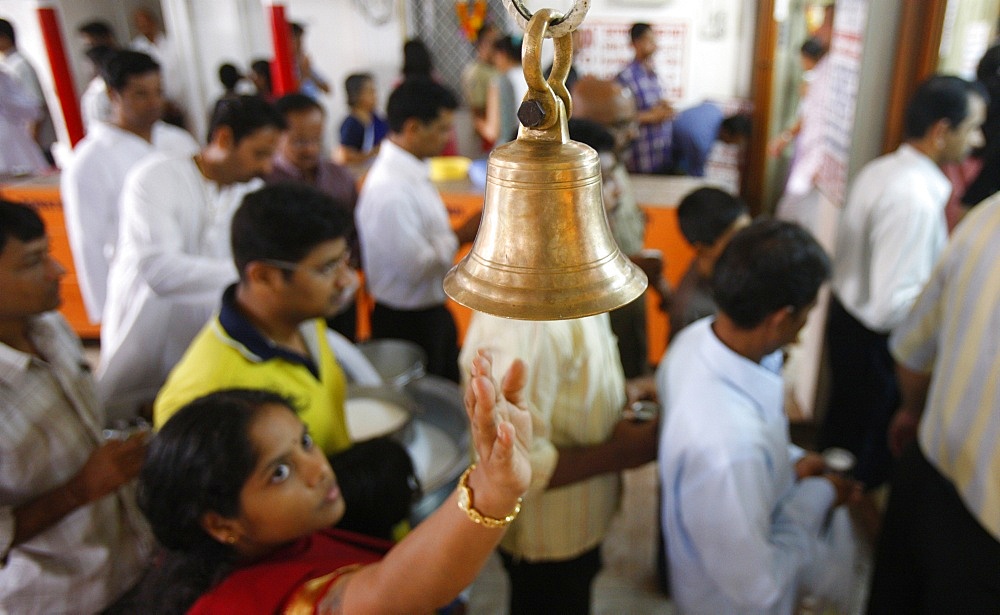 Interior of Shiva temple, Dubai, United Arab Emirates, Middle East