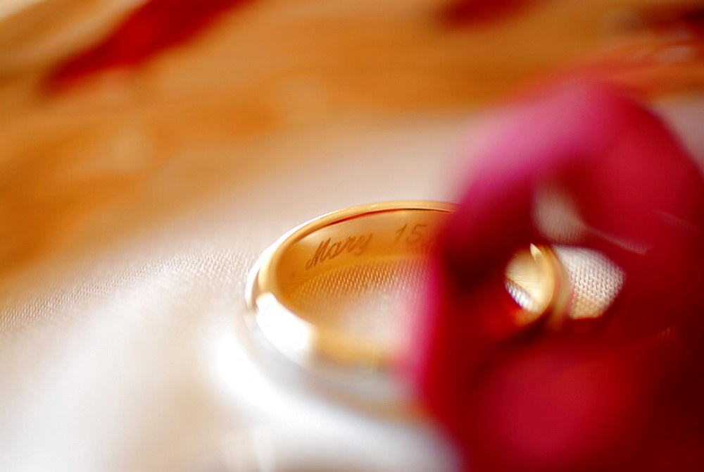 Wedding rings, Paris, France, Europe