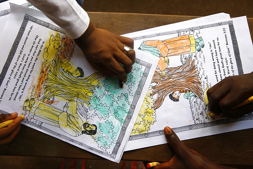 Sunday school, Lome, Togo, West Africa, Africa