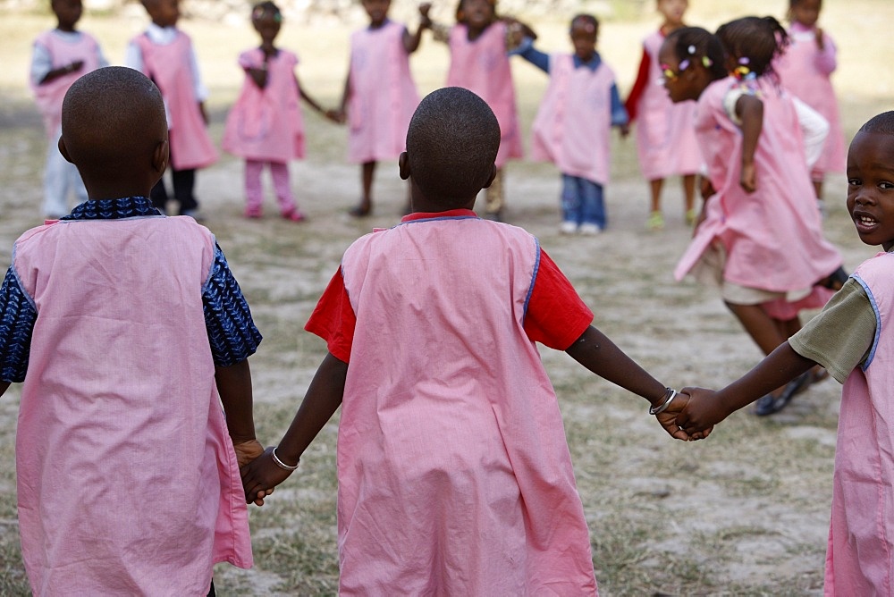 Nursery school pupils, Ziguinchor, Casamance, Senegal, West Africa, Africa