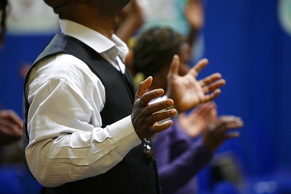 African Evangelical celebration, Neuilly sur Marne, Seine Saint Denis, France, Europe