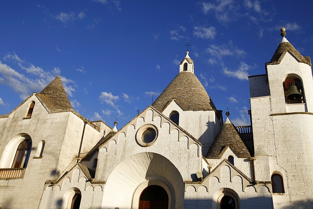 San Antonio church, Alberobello, Apulia, Italy, Europe