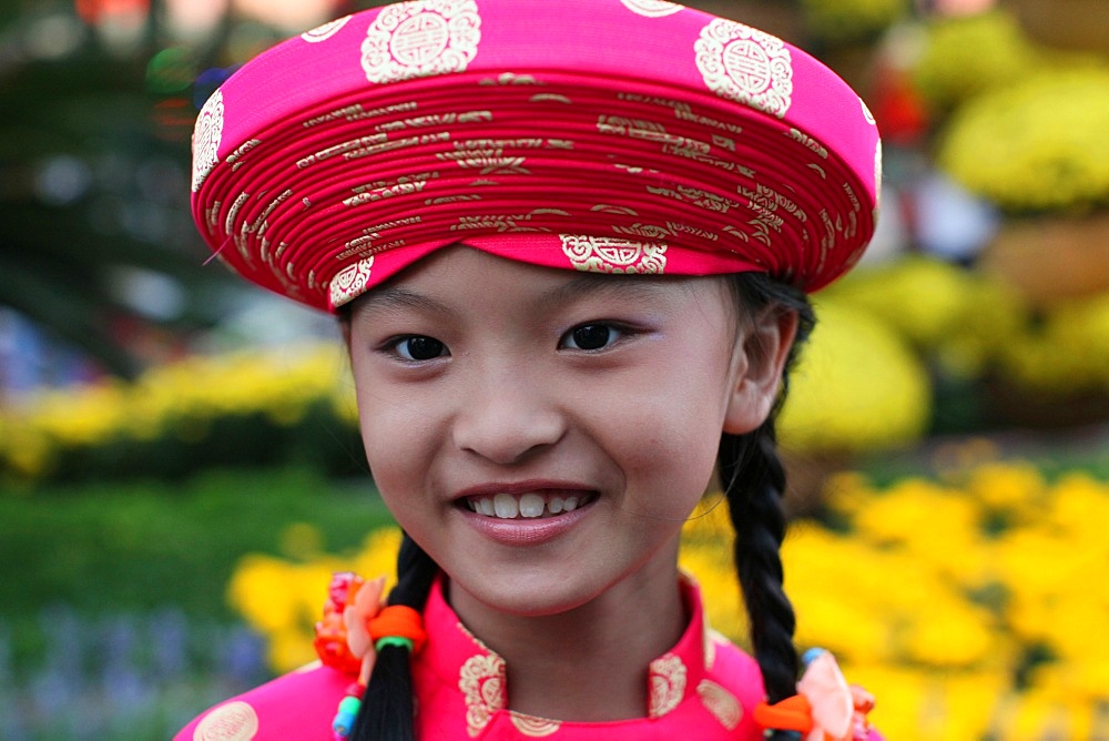 Vietnamese girl, Ho Chi Minh City, Vietnam, Indochina, Southeast Asia, Asia