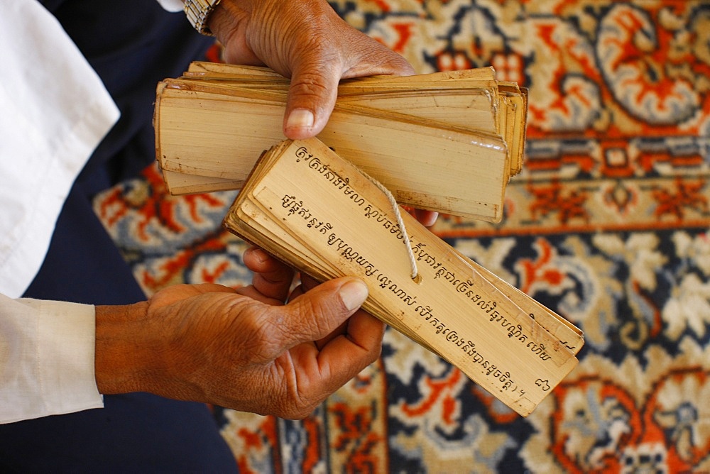 Fortune teller, Sylver Pagoda, Phnom Penh, Cambodia, Indochina, Southeast Asia, Asia