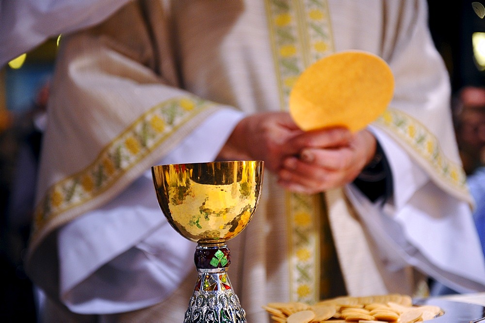 Eucharist celebration, Paris, France, Europe