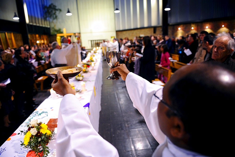 Eucharist celebration, Paris, France, Europe