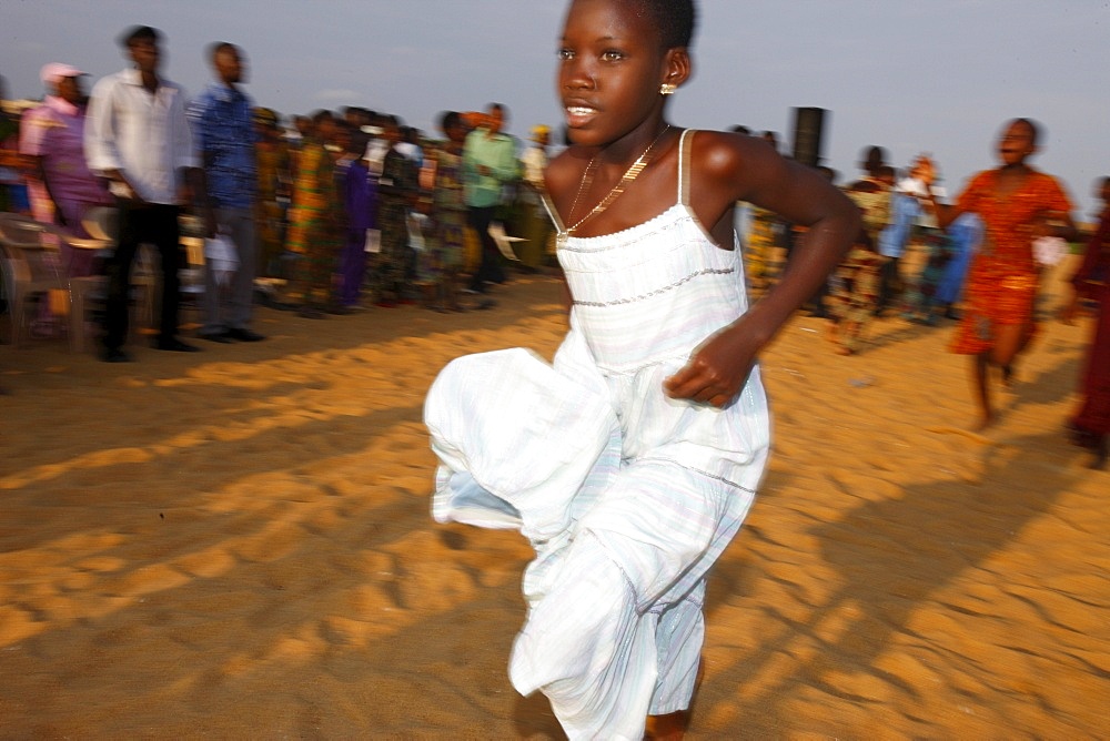 Evangelical gathering in Lome, Togo, West Africa, Africa