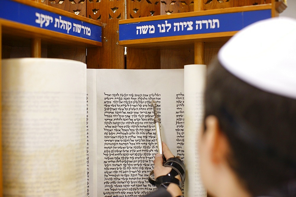 Bar Mitzvah in a synagogue, Paris, France, Europe