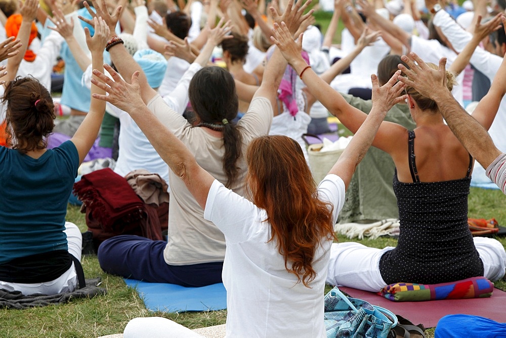 Kundalini Yoga festival, Mur-de-Sologne, Loir-et-Cher, France, Europe