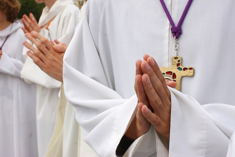 Altar boys, Paris, France, Europe