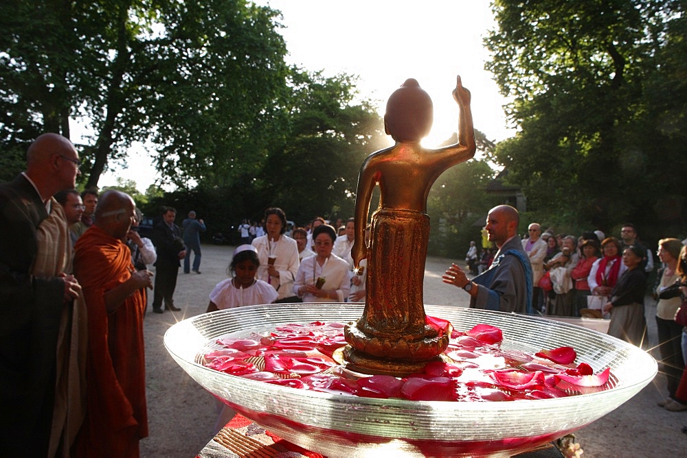 Wesak day celebration, Paris, France, Europe