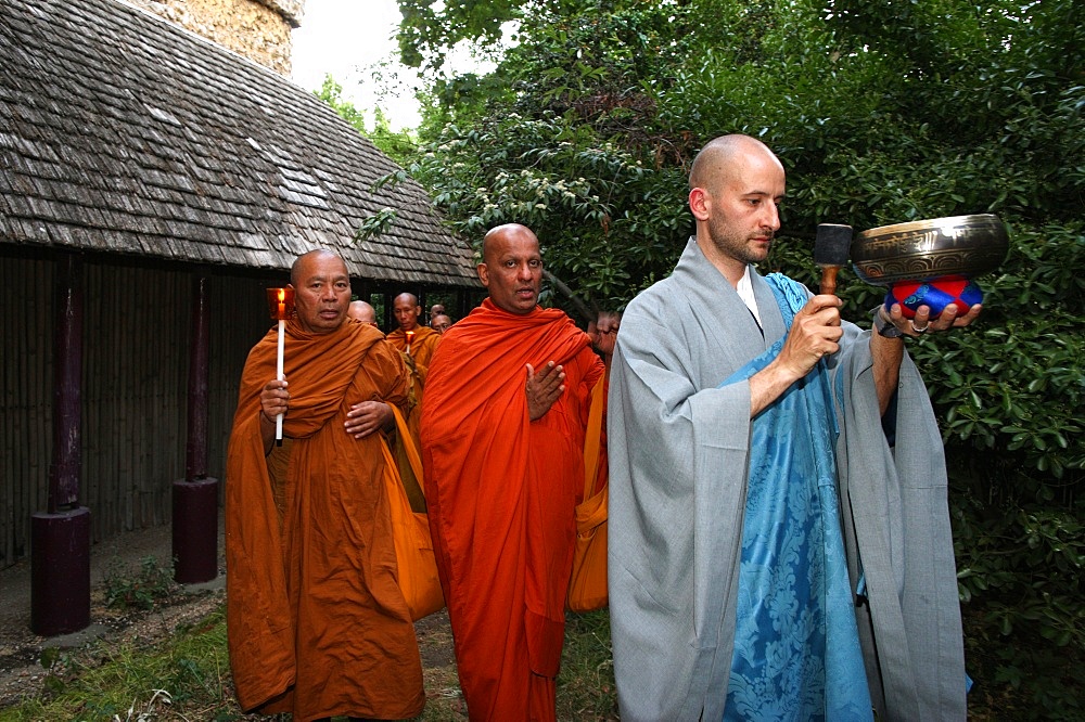 Wesak day celebration, Paris, France, Europe