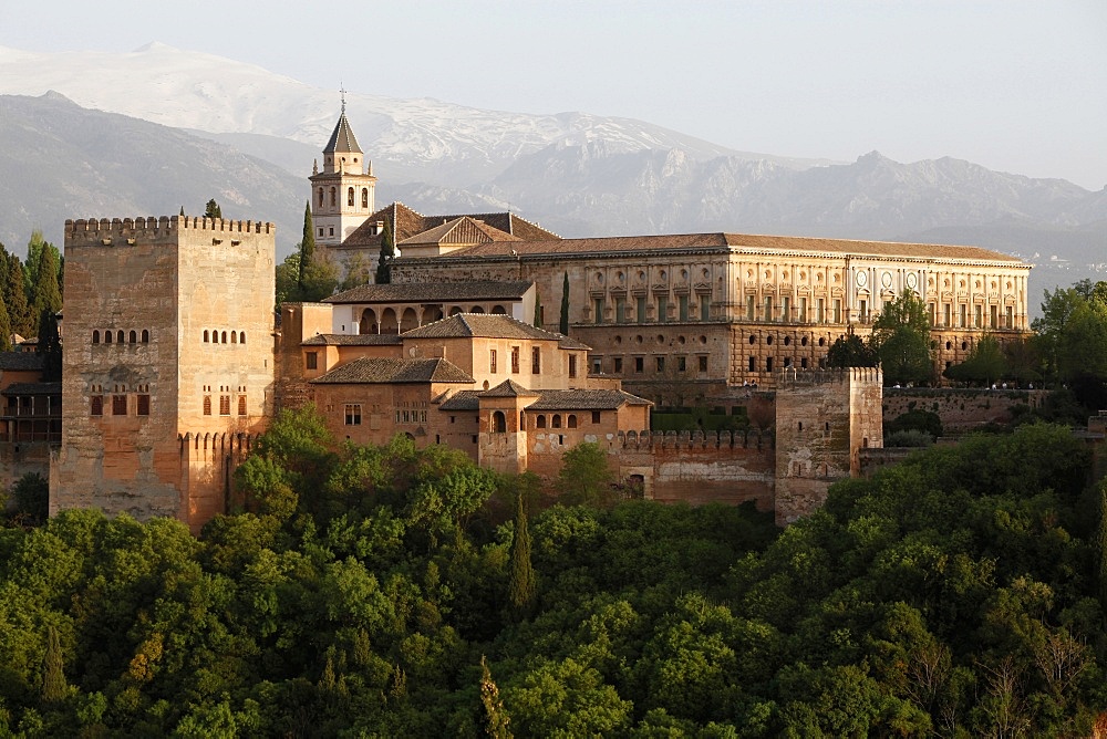 The Alhambra, UNESCO World Heritage Site, Granada, Andalucia, Spain, Europe