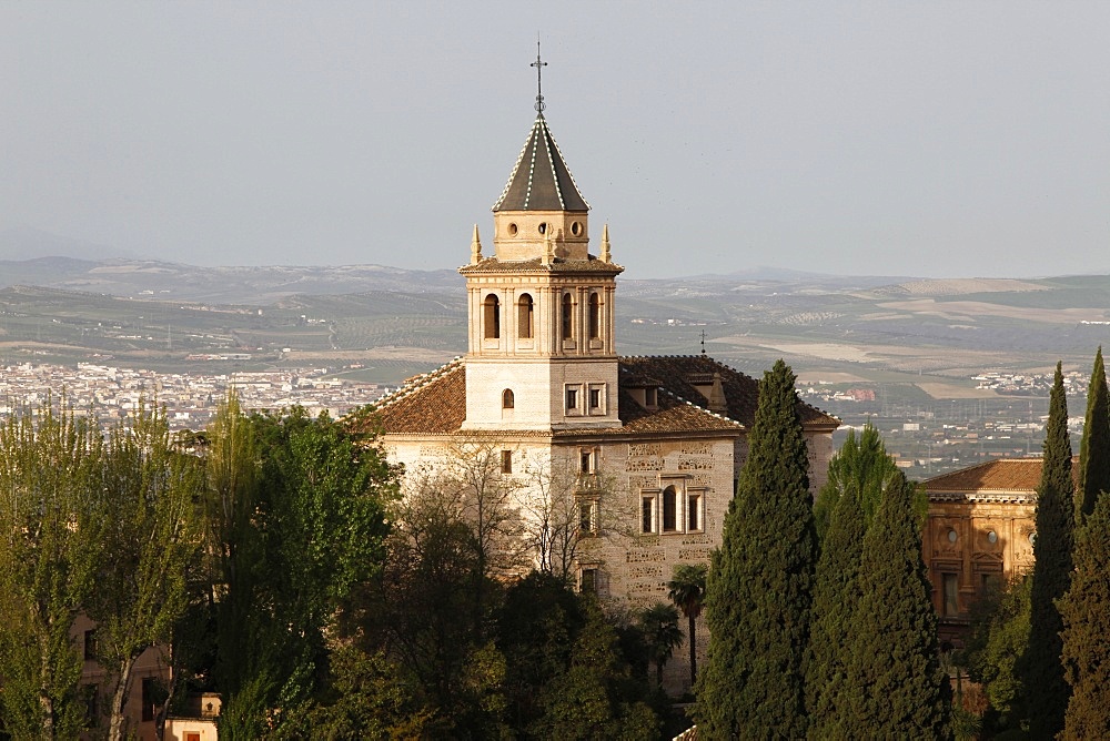 Santa Maria de la Encarnacion (Sta Maria de la Alhambra) church, Granada, Andalucia, Spain, Europe