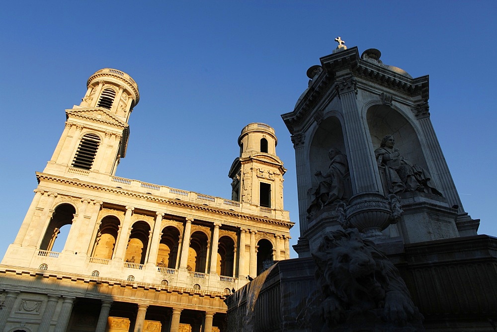 St. Sulpice basilica, Paris, France, Europe