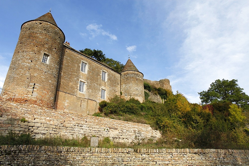 Brancion castle, Brancion, Saone-et-Loire, Burgundy, France, Europe