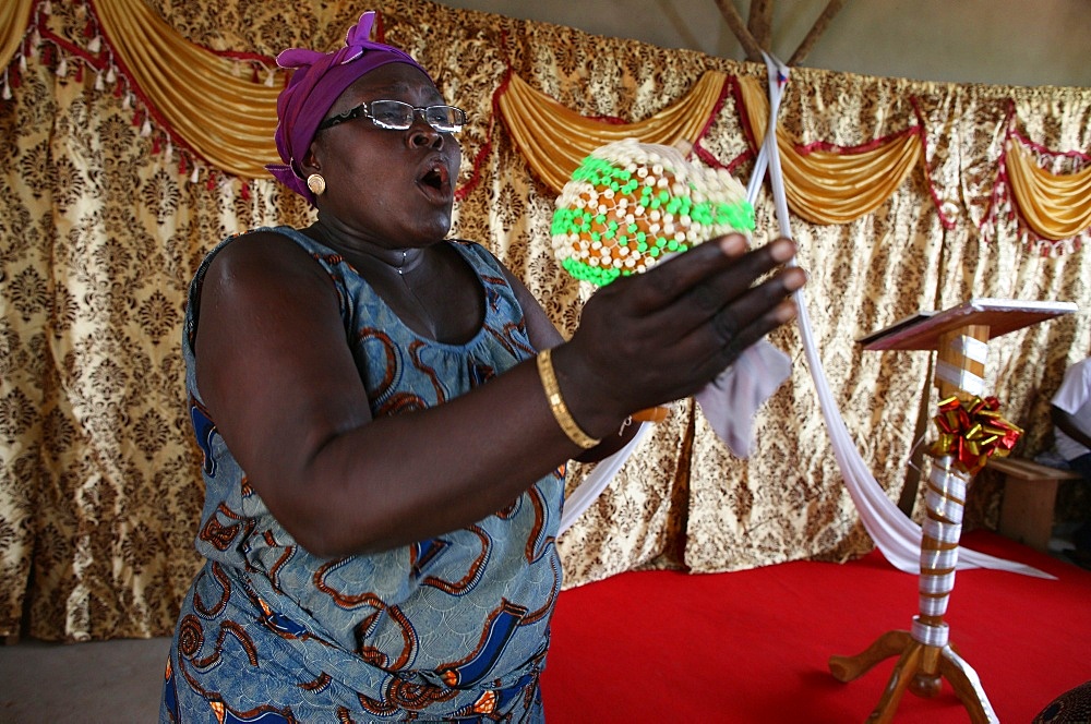 Evangelical church, Lome, Togo, West Africa, Africa