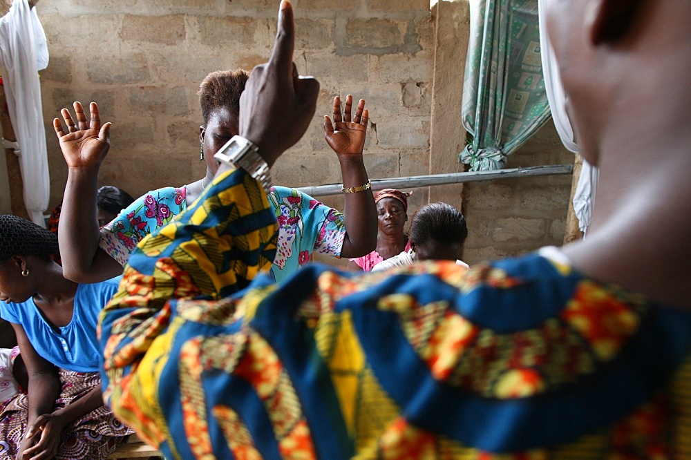 Evangelical church, Lome, Togo, West Africa, Africa