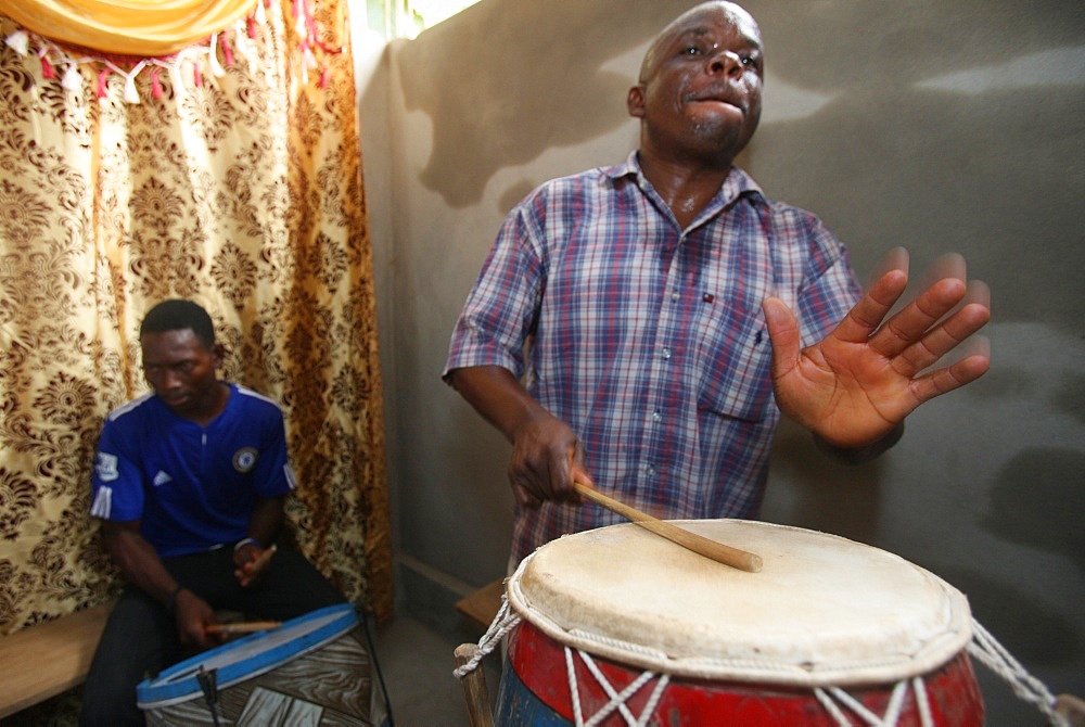 Evangelical church musicians, Lome, Togo, West Africa, Africa