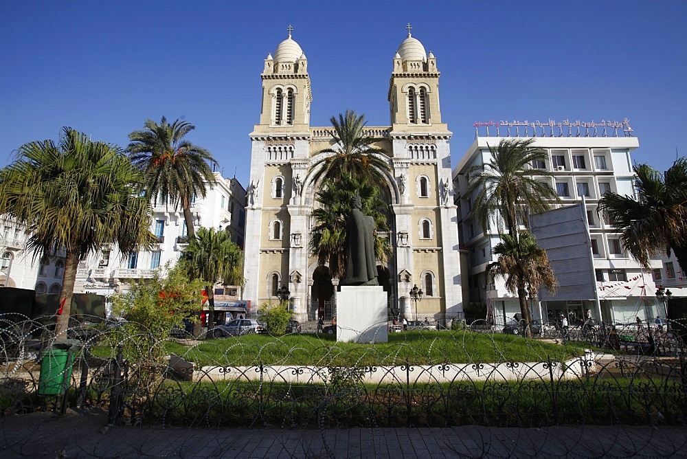 St. Louis's cathedral, Tunis, Tunisia, North Africa, Africa