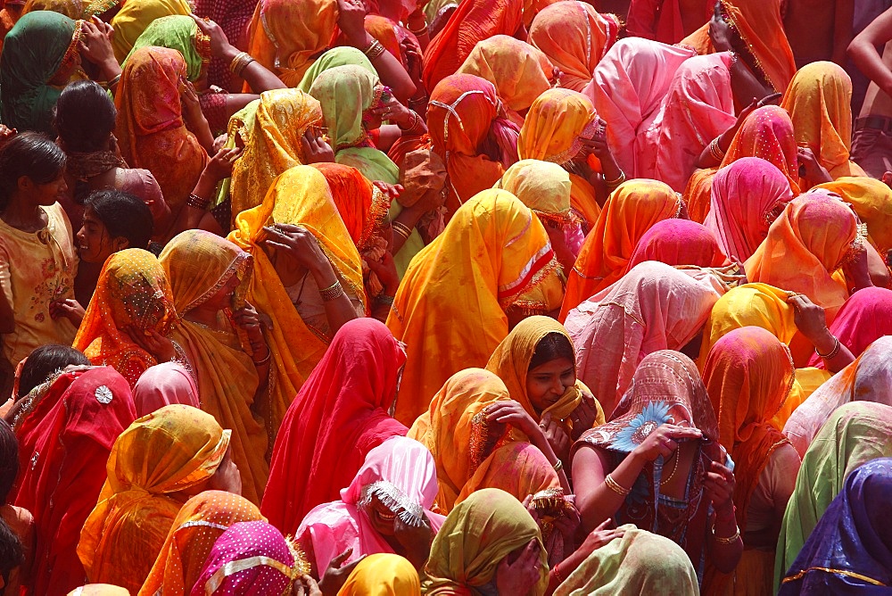 Holi celebration in Dauji temple, Dauji, Uttar Pradesh, India, Asia