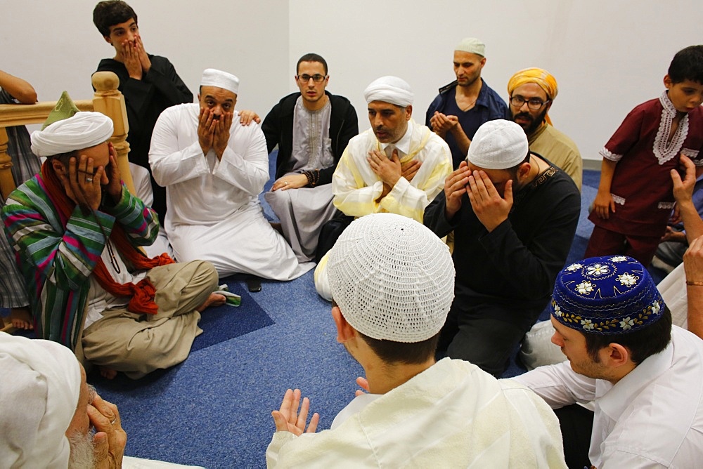 Sufi prayer, Evry, Essonne, France, Europe