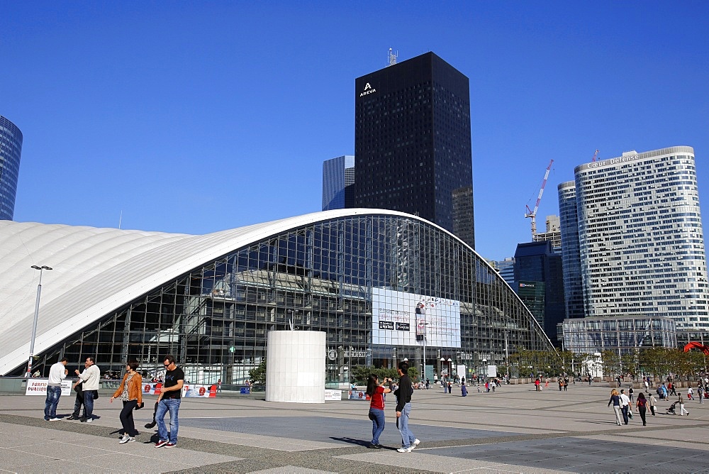 CNIT building at La Defense business district, Paris, France, Europe