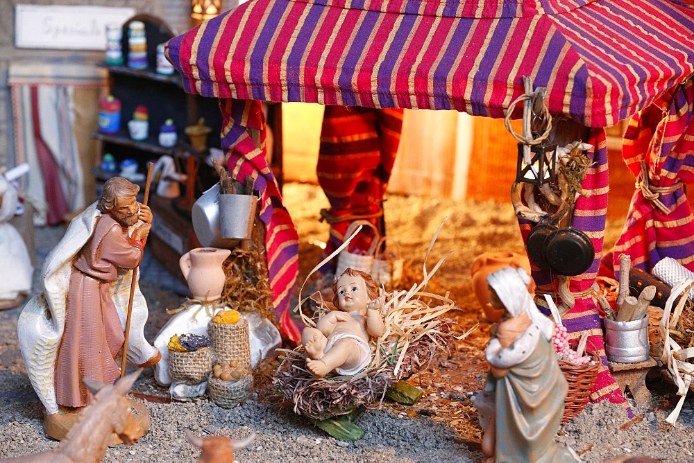 Christmas crib, Rome, Lazio, Italy, Europe