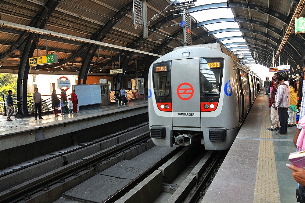 Dehli metro, Delhi, India, Asia