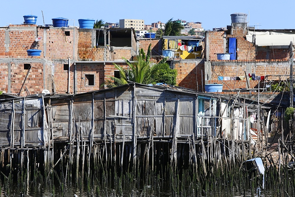 Alagados favela in Salvador, Bahia, Brazil, South America