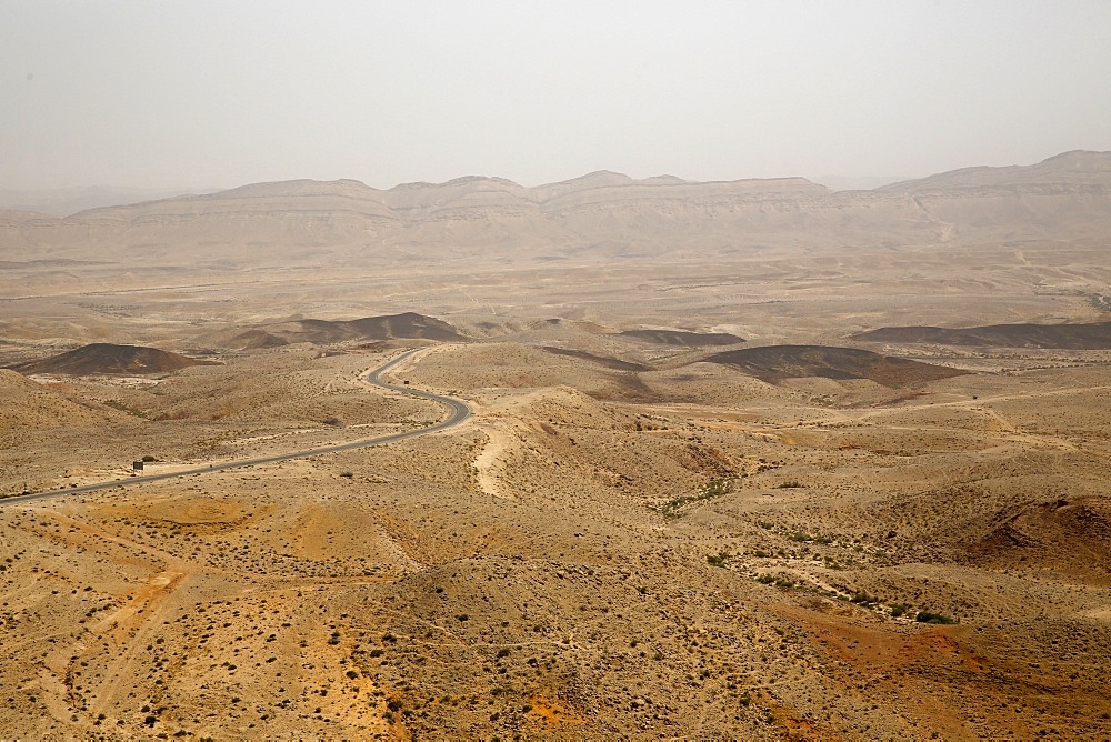 The Makhtesh Ramon crater, Negev, Israel, Middle East