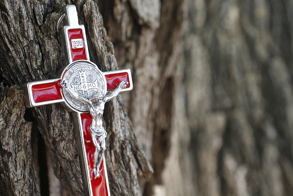 Crucifix, Galilee, Israel, Middle East