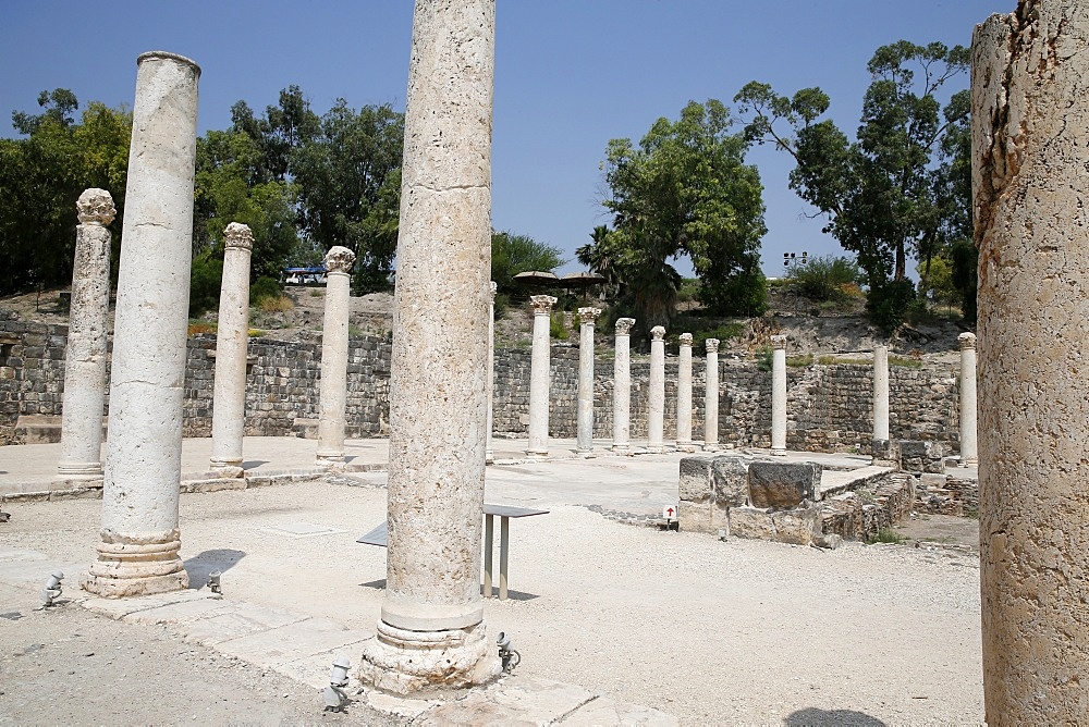 Roman-Byzantine city of Scythopolis in Beth Shean National Park, Israel, Middle East