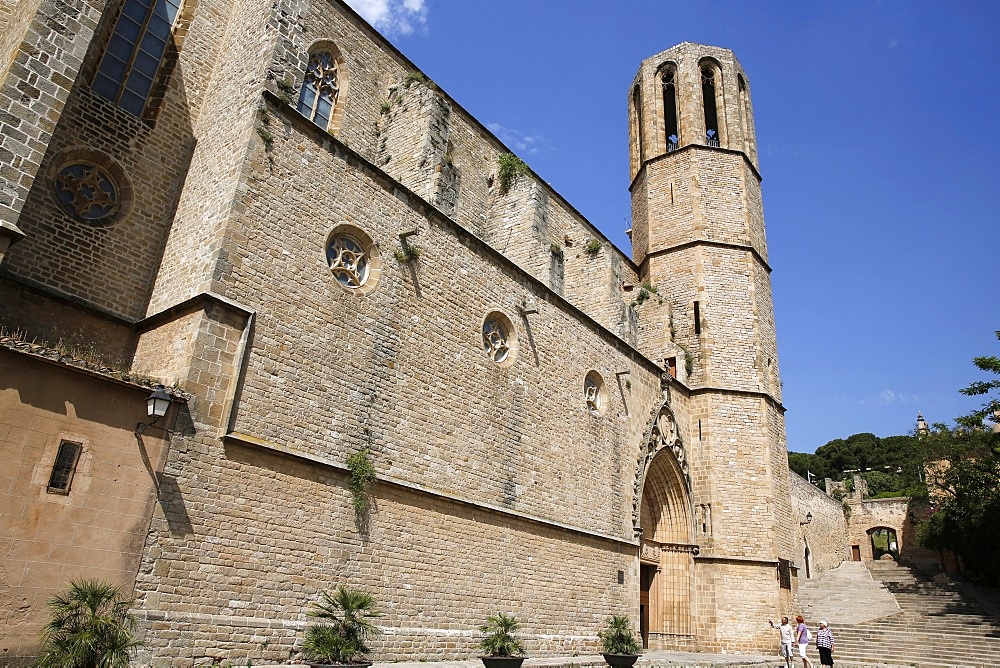 Pedralbes Monastery cloister, Barcelona, Catalonia, Spain, Europe