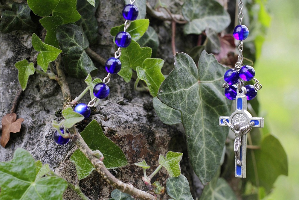 Rosary, St. Gervais-les-Bains, Haute-Savoie, France, Europe