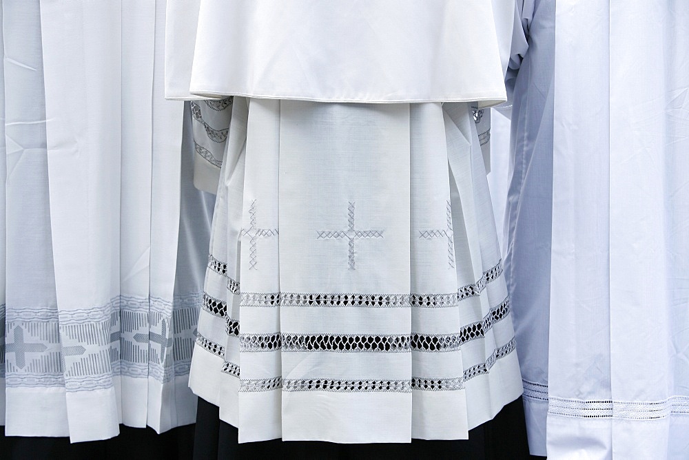 Priests' vestment, Lourdes, Hautes Pyrenees, France, Europe