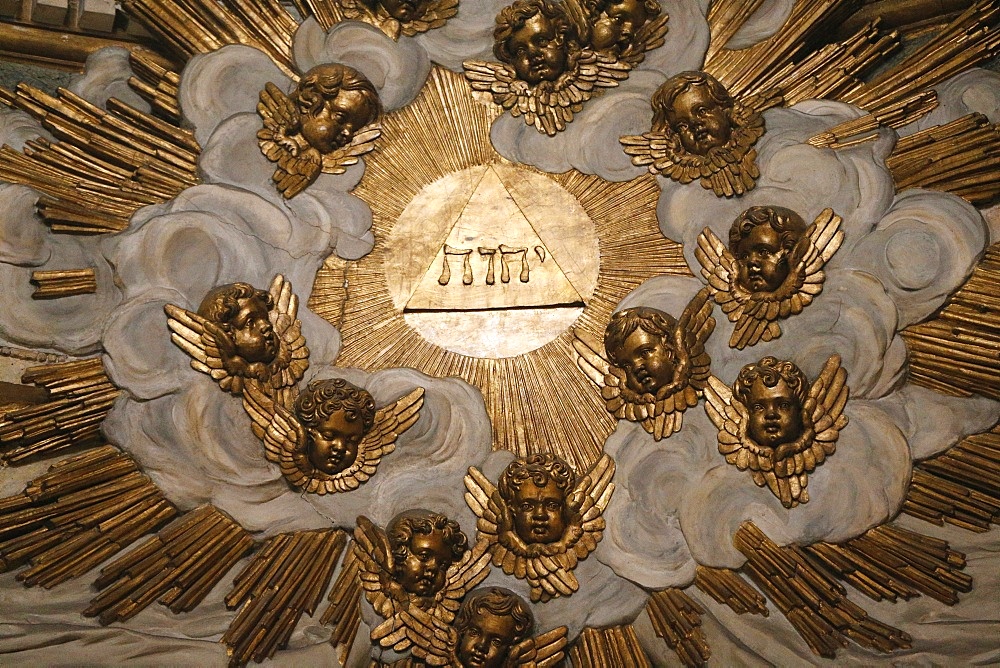 Tetragrammaton, Church of Saint-Thomas d'Aquin, Paris, France, Europe