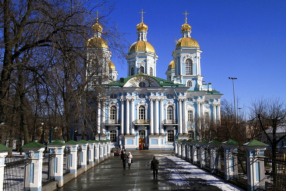 St. Nicholas Naval Cathedral, St. Petersburg, Russia, Europe