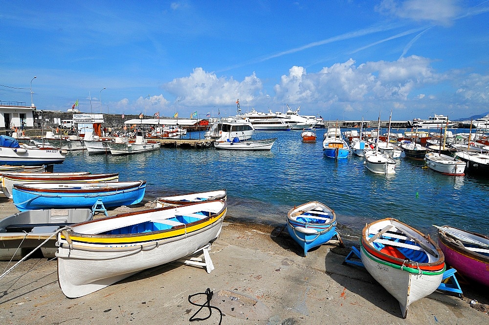 Marina Piccola of Capri Island, Campania, Italy, Europe