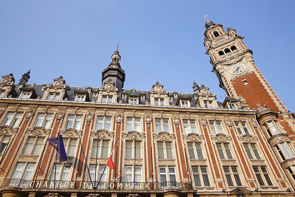 Lille's Chamber of Commerce, Lille, Nord, France, Europe