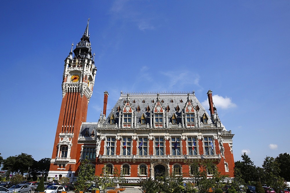 City Hall and Belfry, Calais, Pas-de-Calais, France, Europe