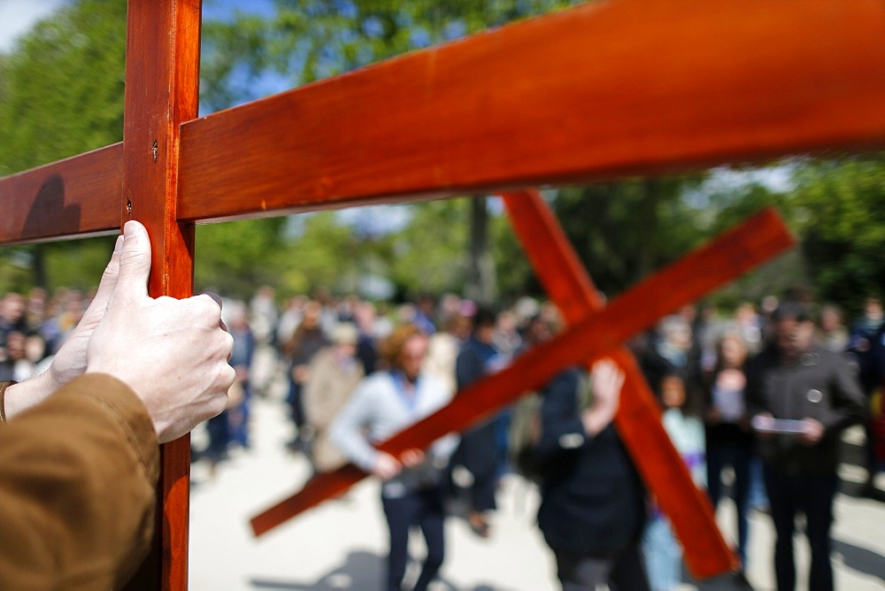 Way of the Cross, Holy Week, Paris, France, Europe