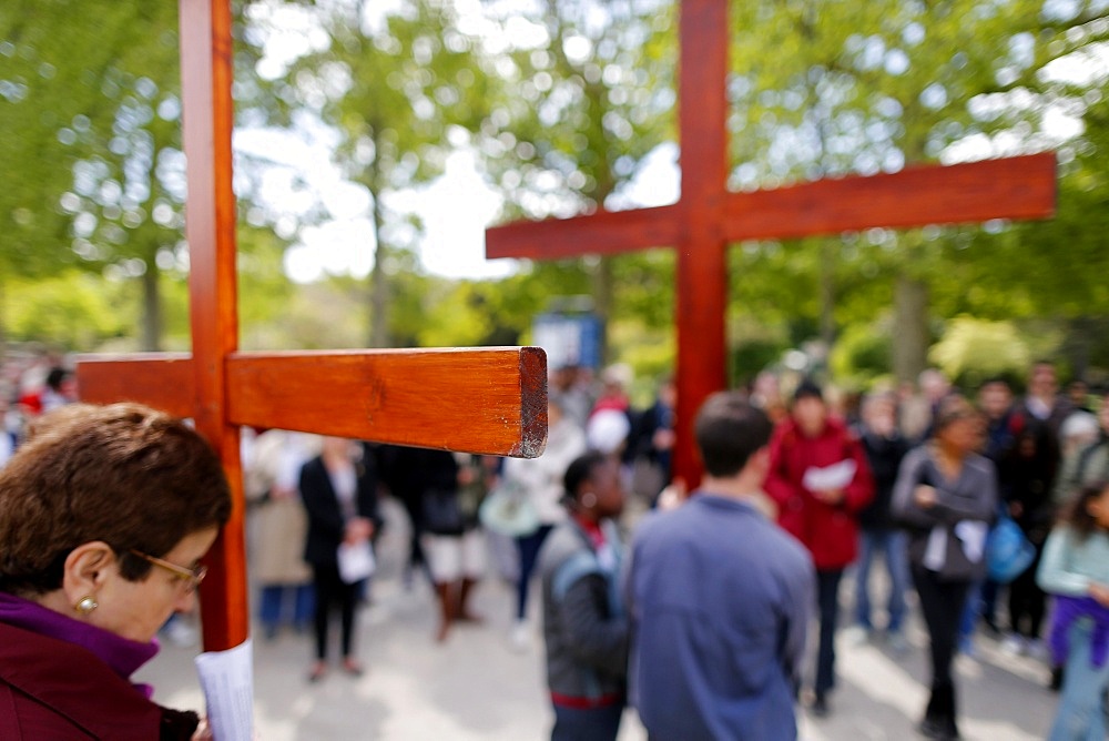 Way of the Cross, Holy Week, Paris, France, Europe