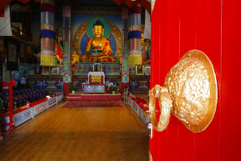 Shakyamuni Buddha, Temple of the Thousand Buddhas, Dashang Kagyu Ling congregation, La Boulaye, Saone-et-Loire, Burgundy, France, Europe