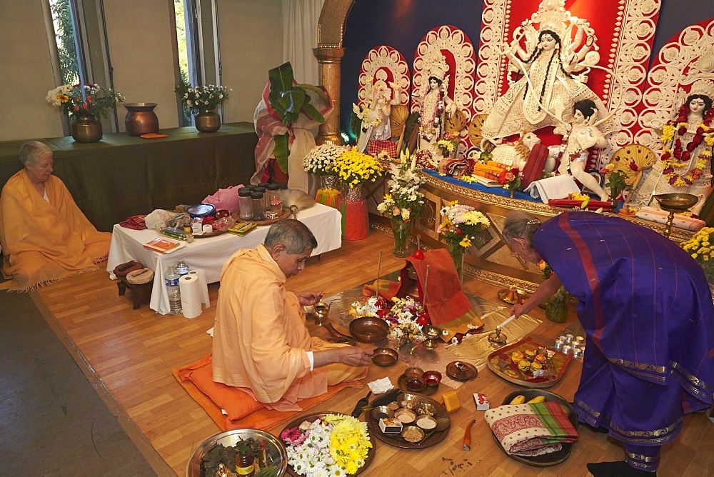 Durga Puja celebration in Paris, France, Europe