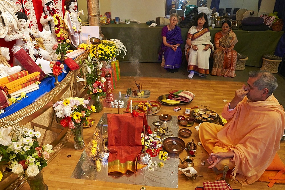 Durga Puja celebration in Paris, France, Europe